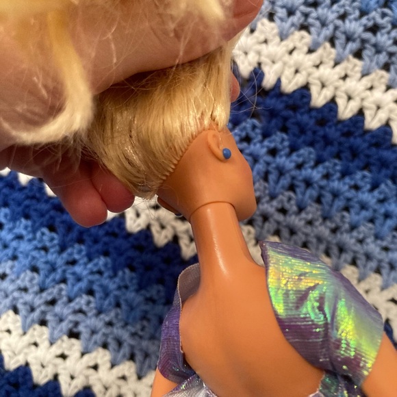 B1G2 - Vintage Superstar Barbie Doll Purple Dress TLC - Buy 1, Get 2 FREE - Picture 8 of 9